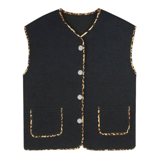 Chaleco Animal print