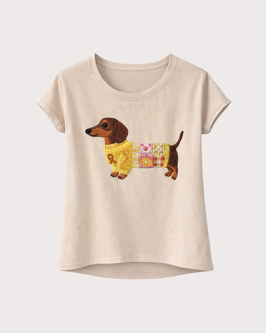 Camiseta Perro Salchicha