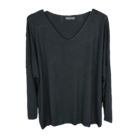 Jersey básico cuello ancho