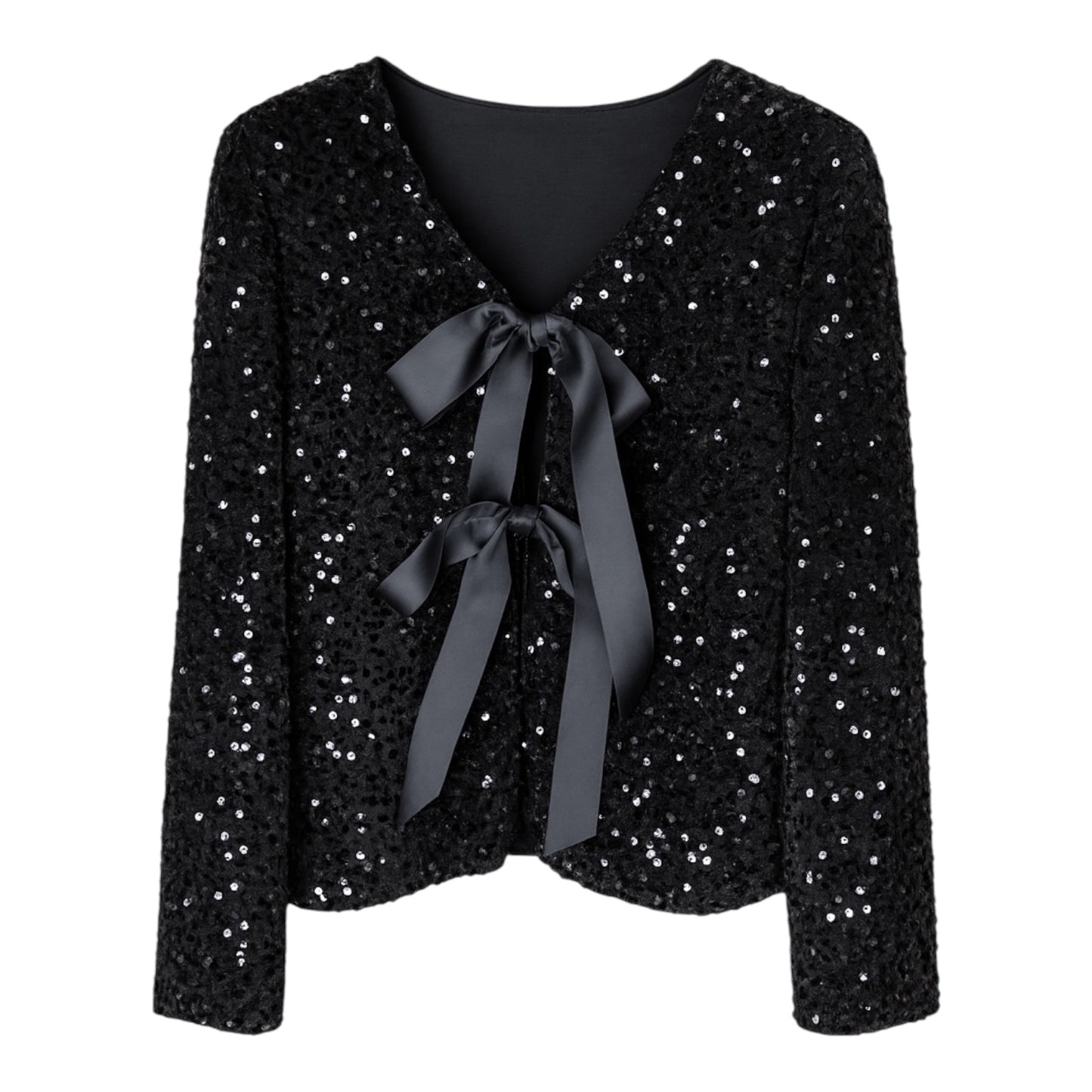 Chaqueta Lentejuelas Lazo Fiesta