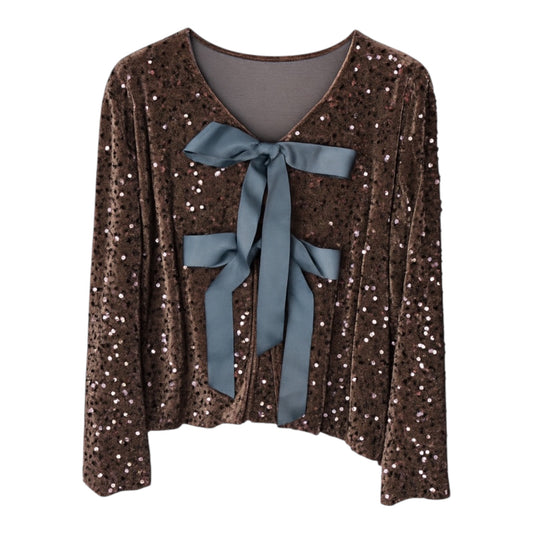 Chaqueta Lentejuelas Lazo Fiesta