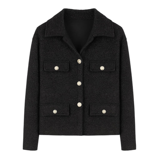 Chaqueta con botones y bolsillos