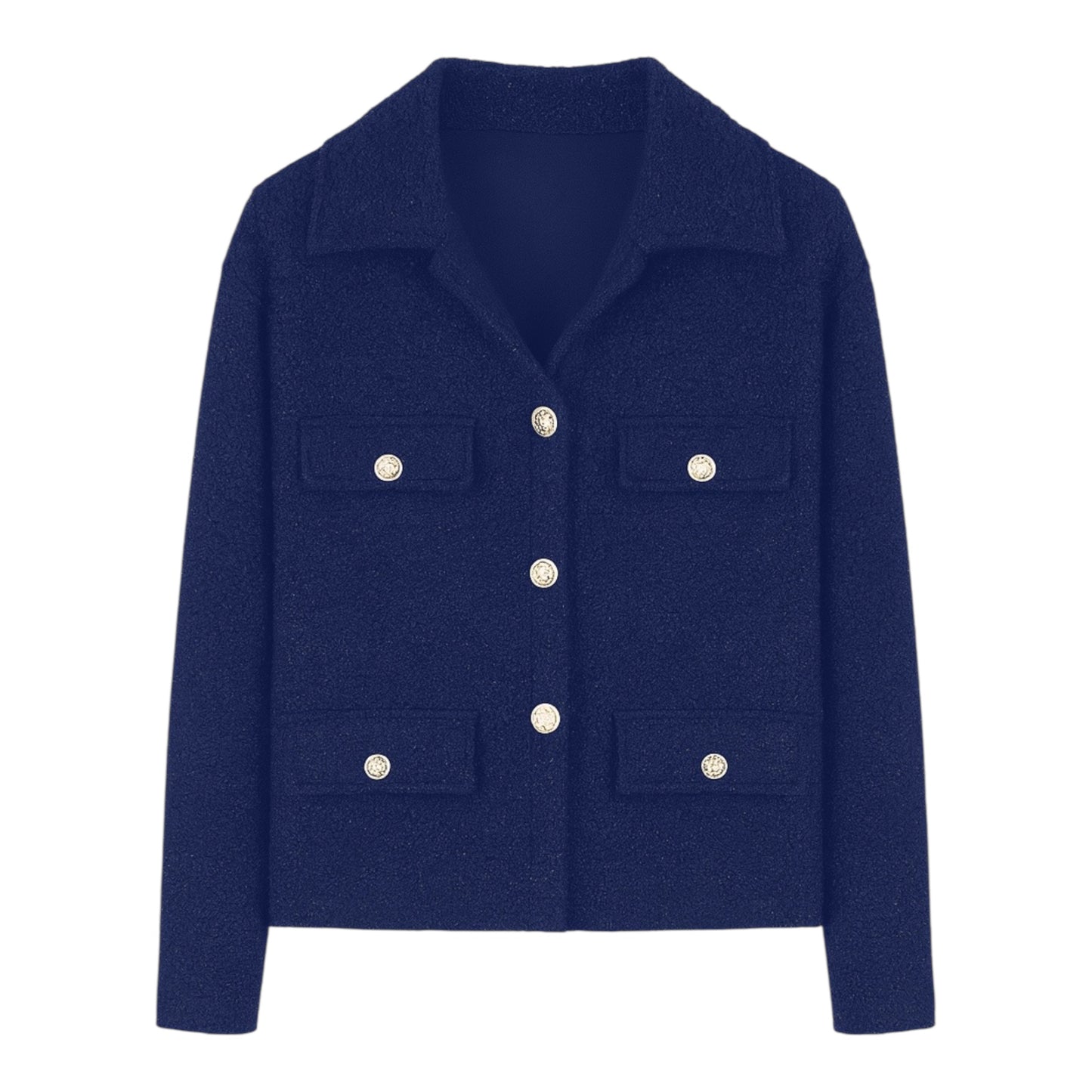 Chaqueta con botones y bolsillos