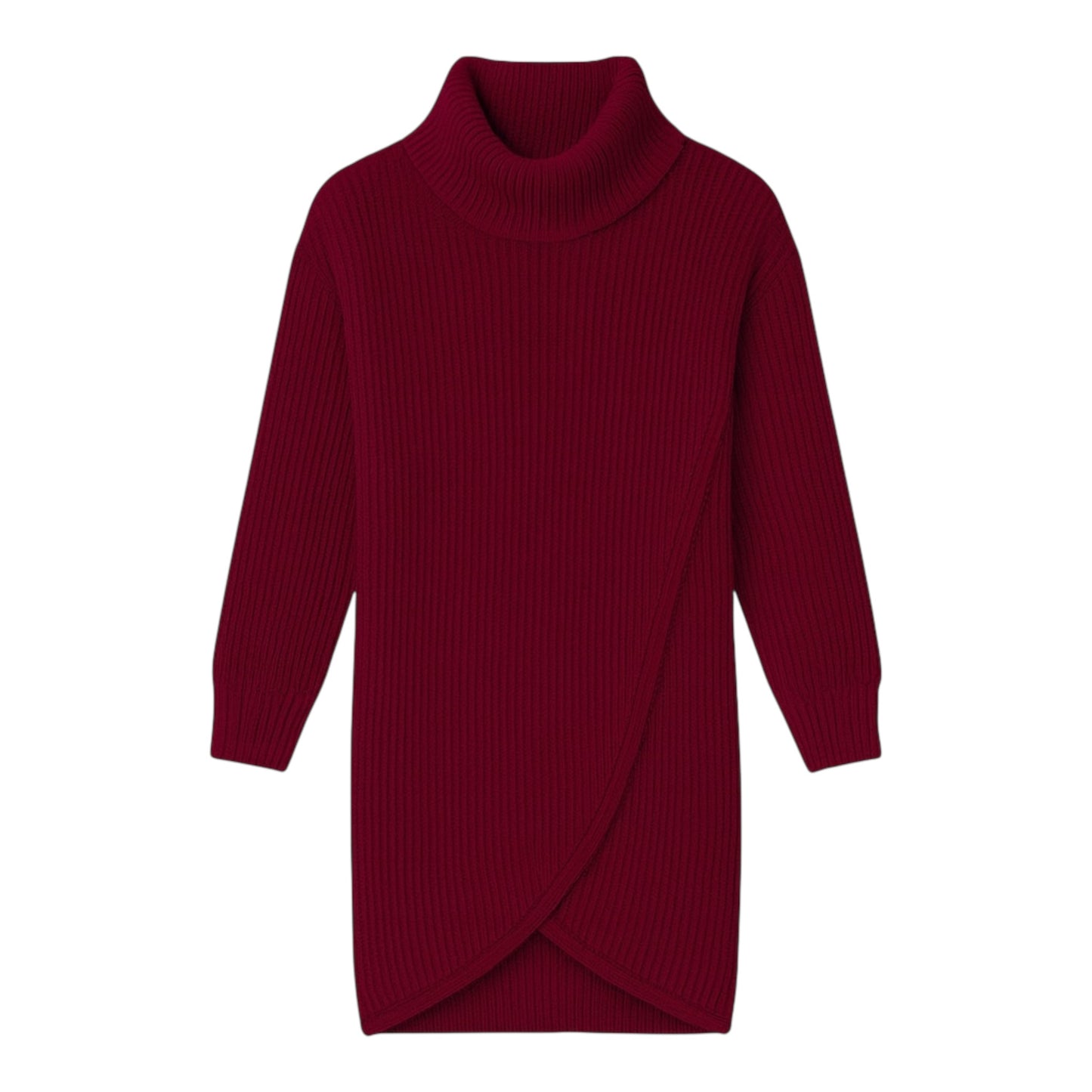 Jersey Vestido Cuello Alto