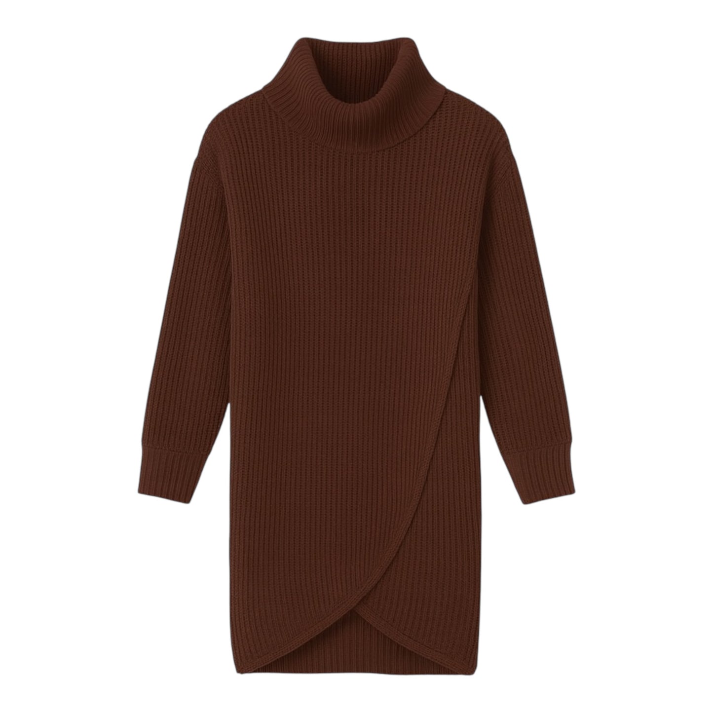 Jersey Vestido Cuello Alto