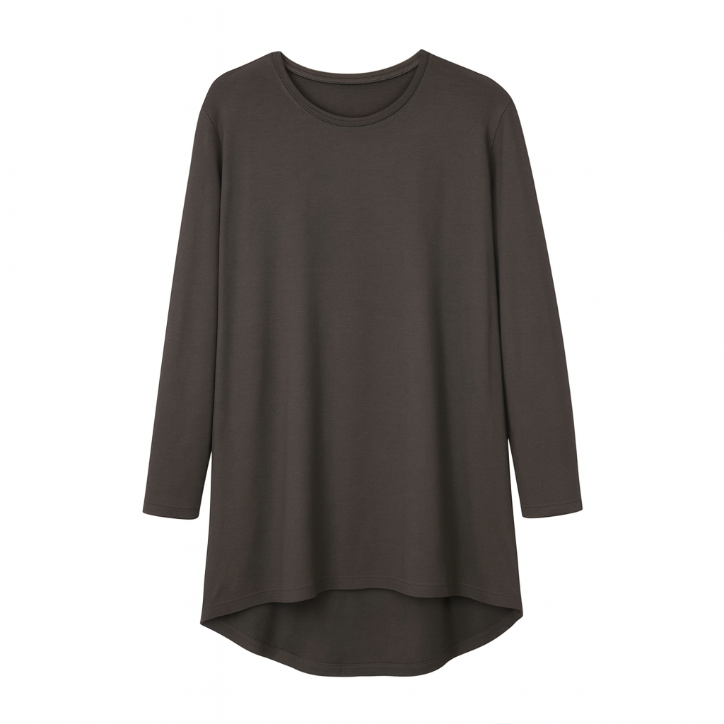 Camiseta básica manga larga