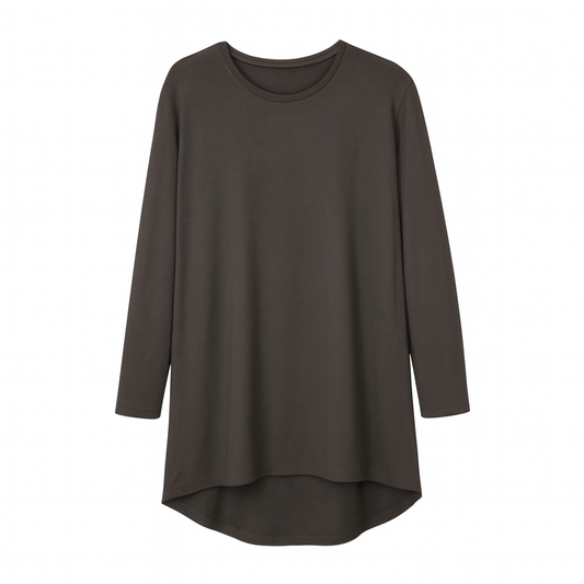 Camiseta básica manga larga