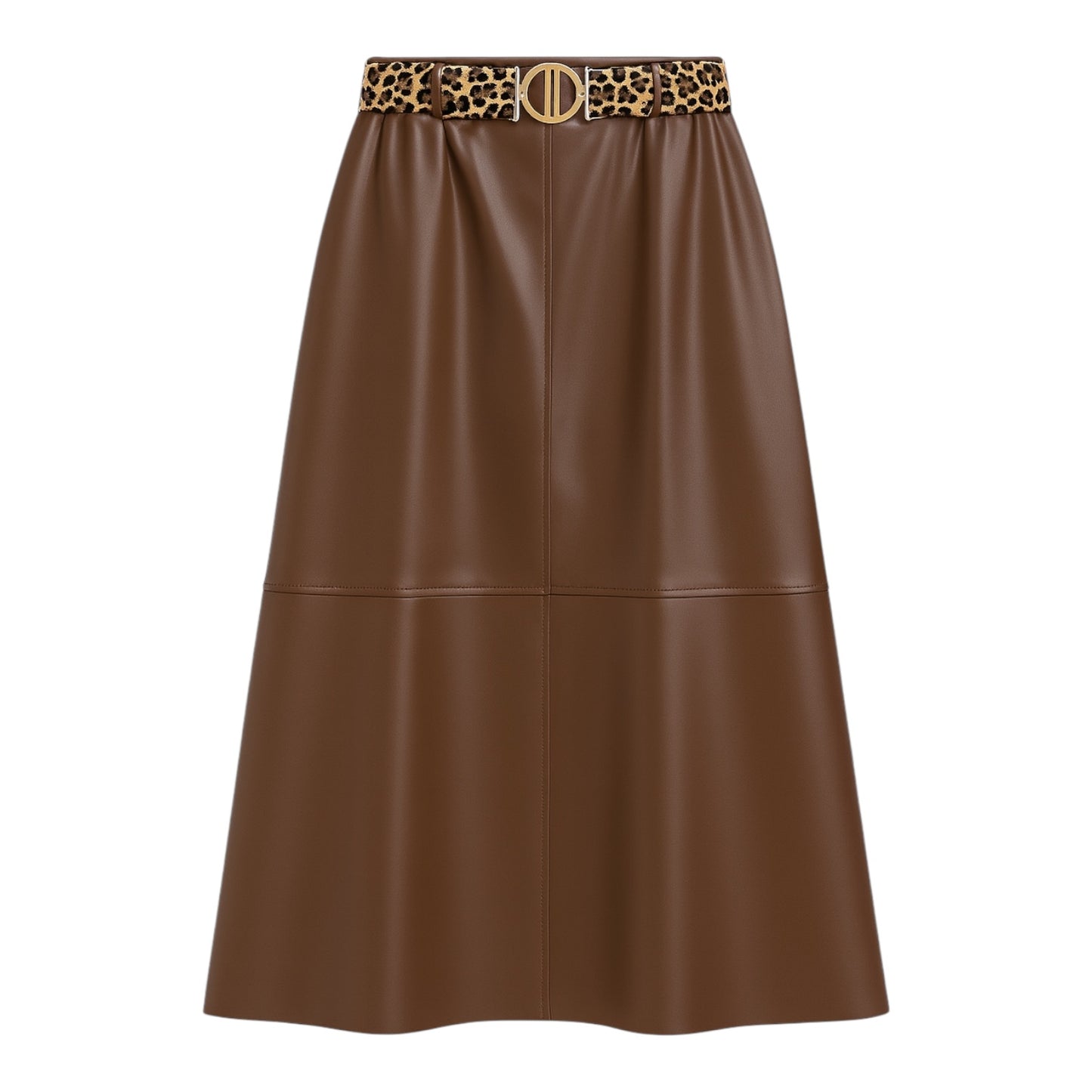 Falda Polipiel Leopardo