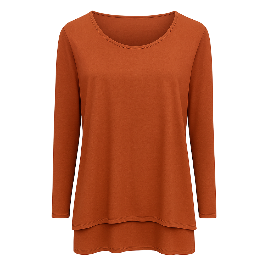 Camiseta básica manga larga