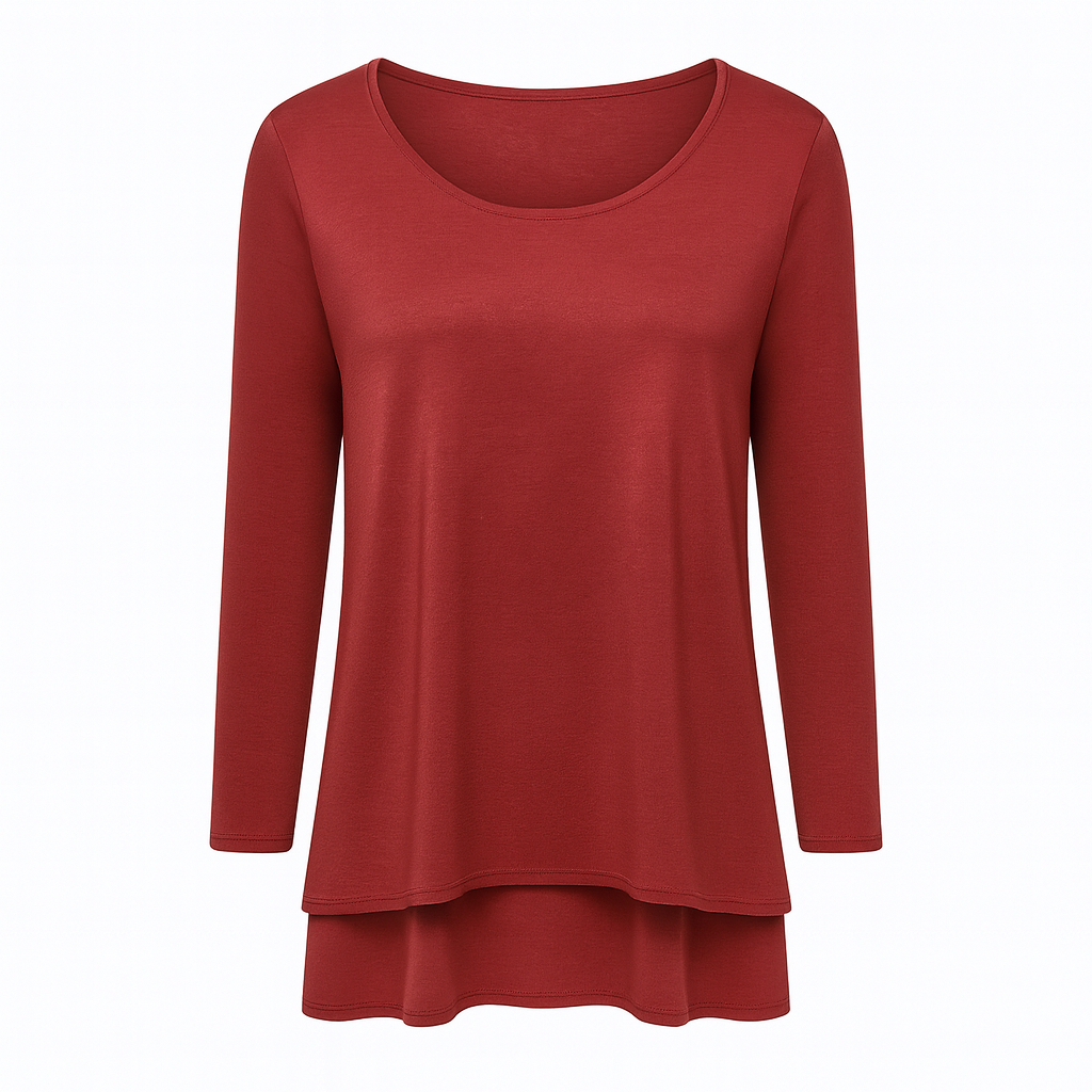 Camiseta básica manga larga