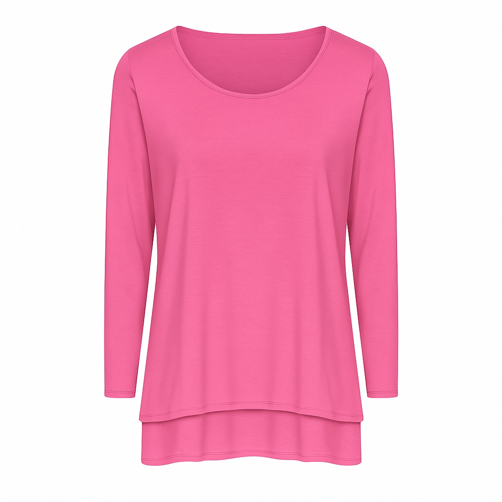 Camiseta básica manga larga