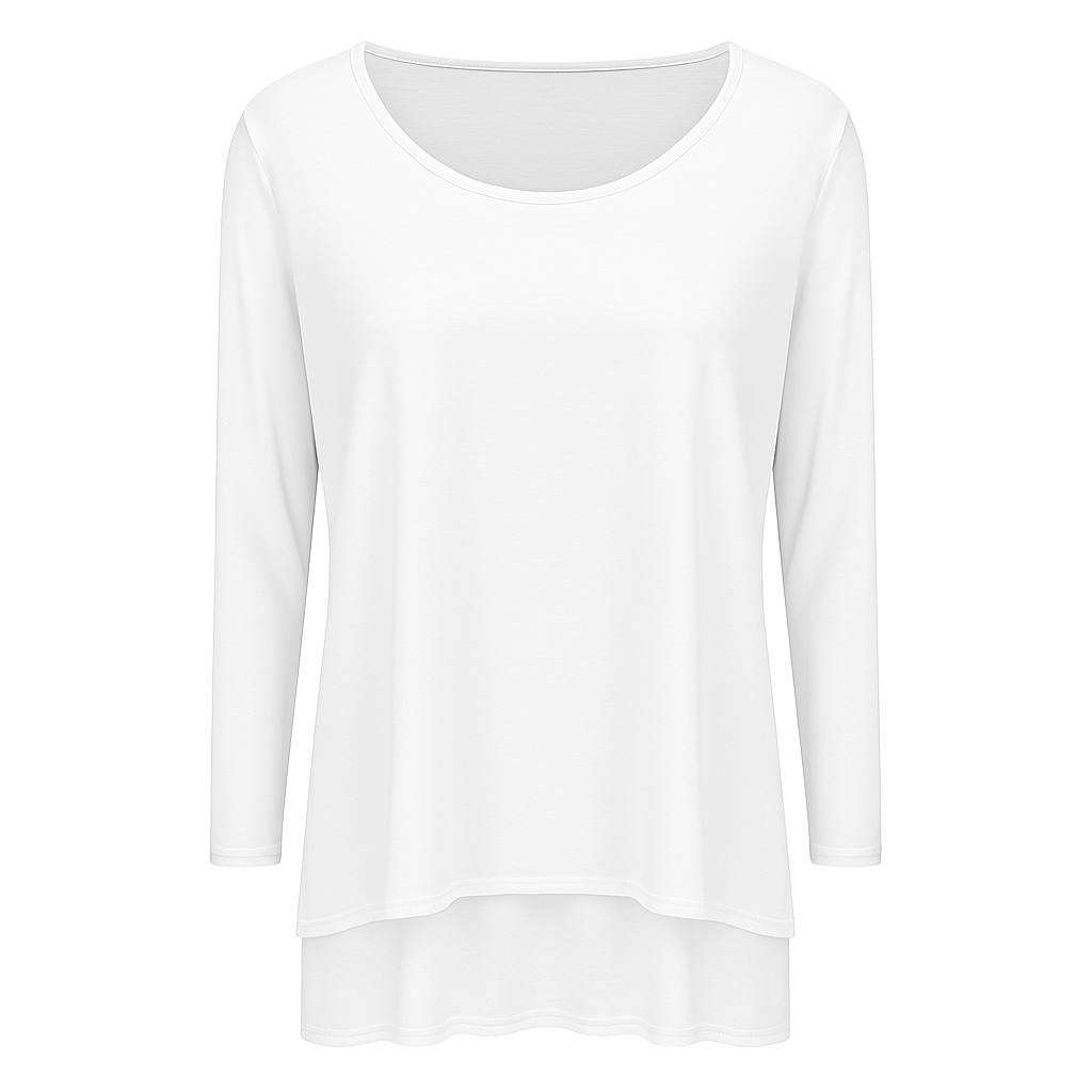 Camiseta básica manga larga