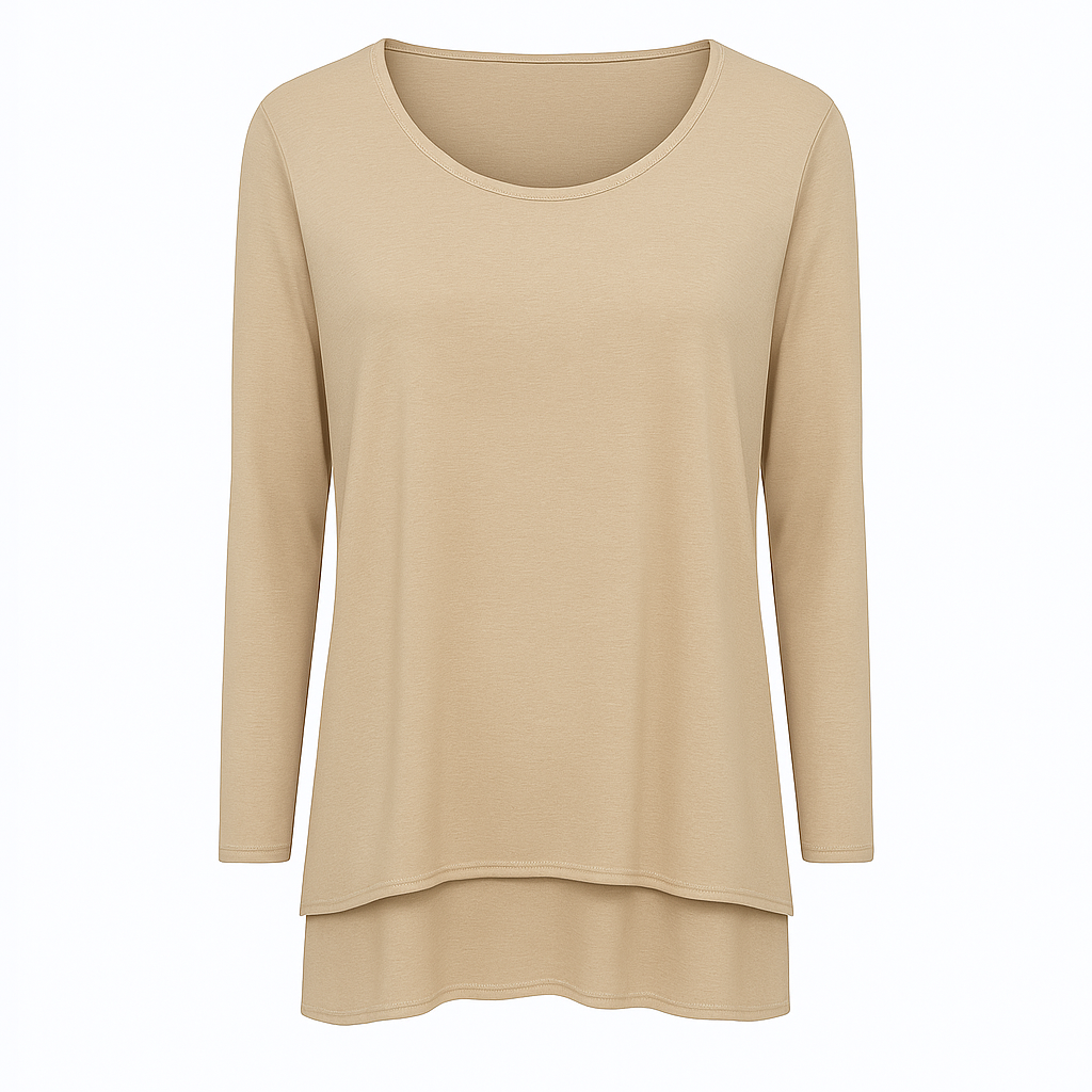 Camiseta básica manga larga