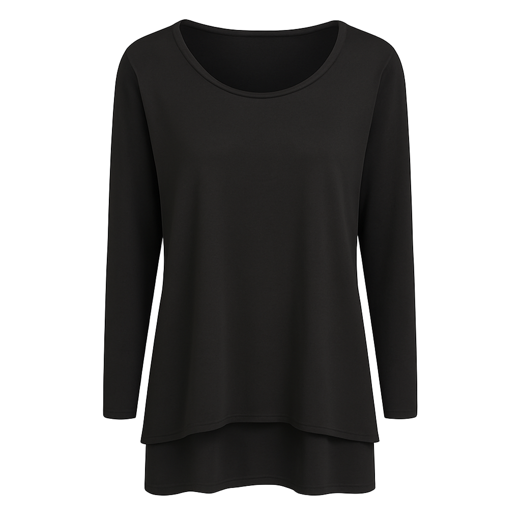 Camiseta básica manga larga