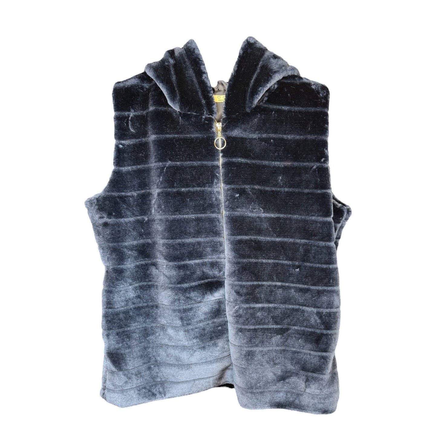 Chaleco Pelito con Capucha