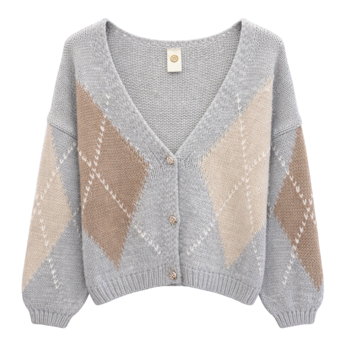 Chaqueta Punto Rombos