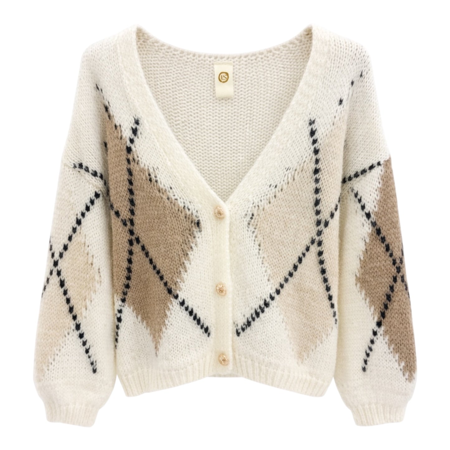 Chaqueta Punto Rombos