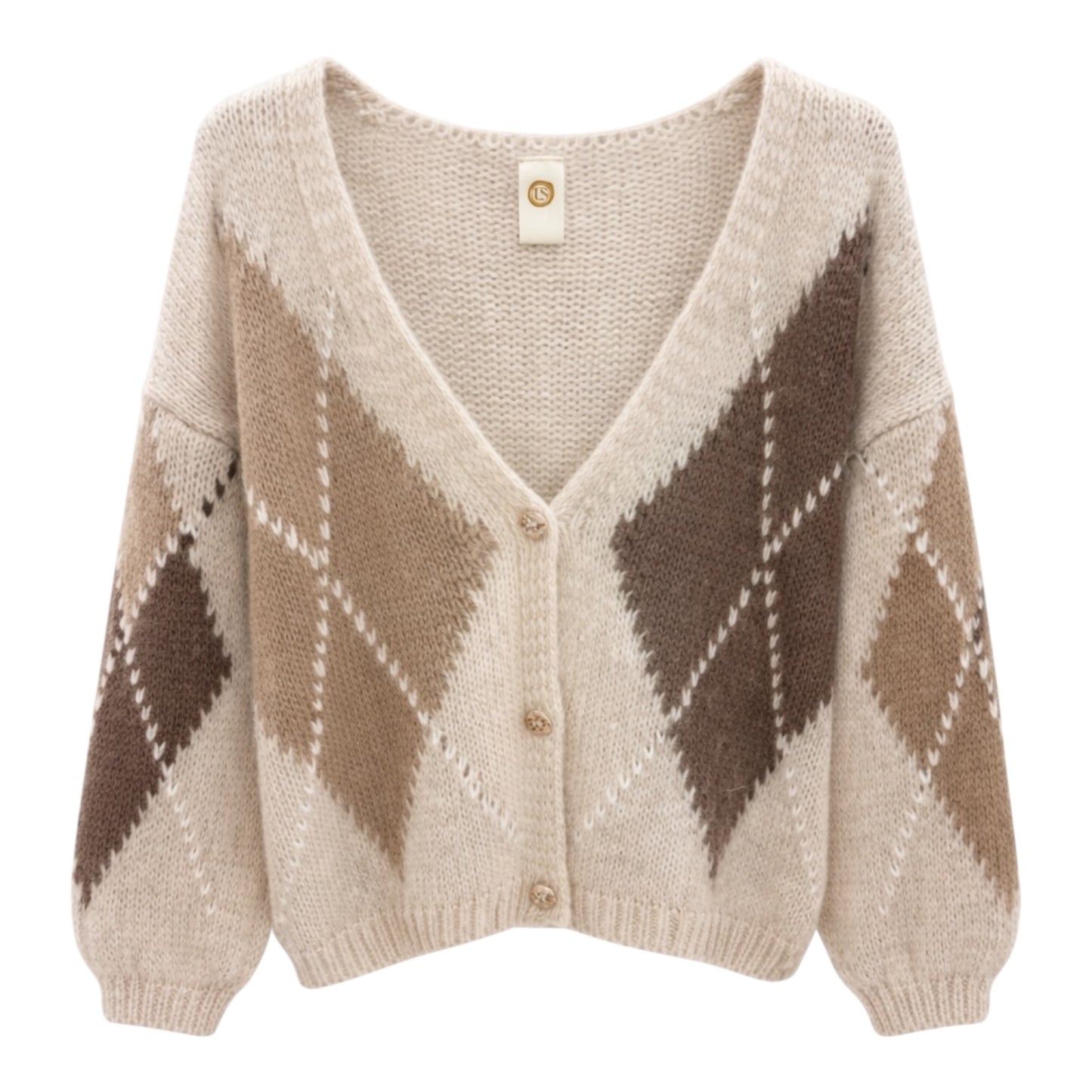 Chaqueta Punto Rombos