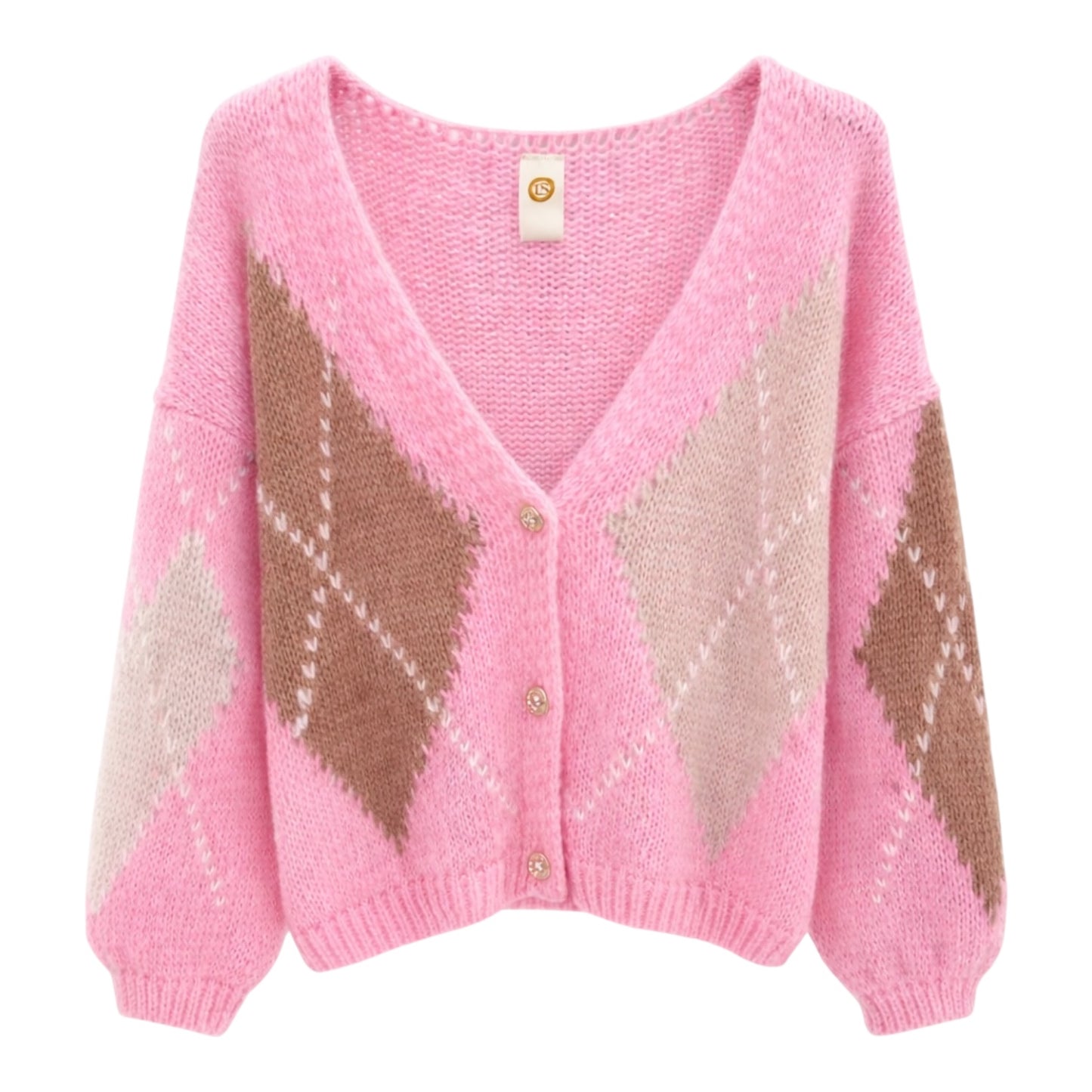 Chaqueta Punto Rombos