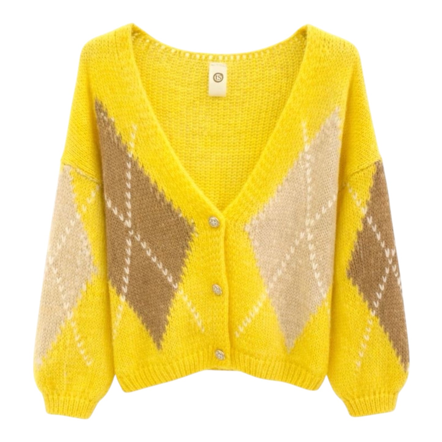 Chaqueta Punto Rombos