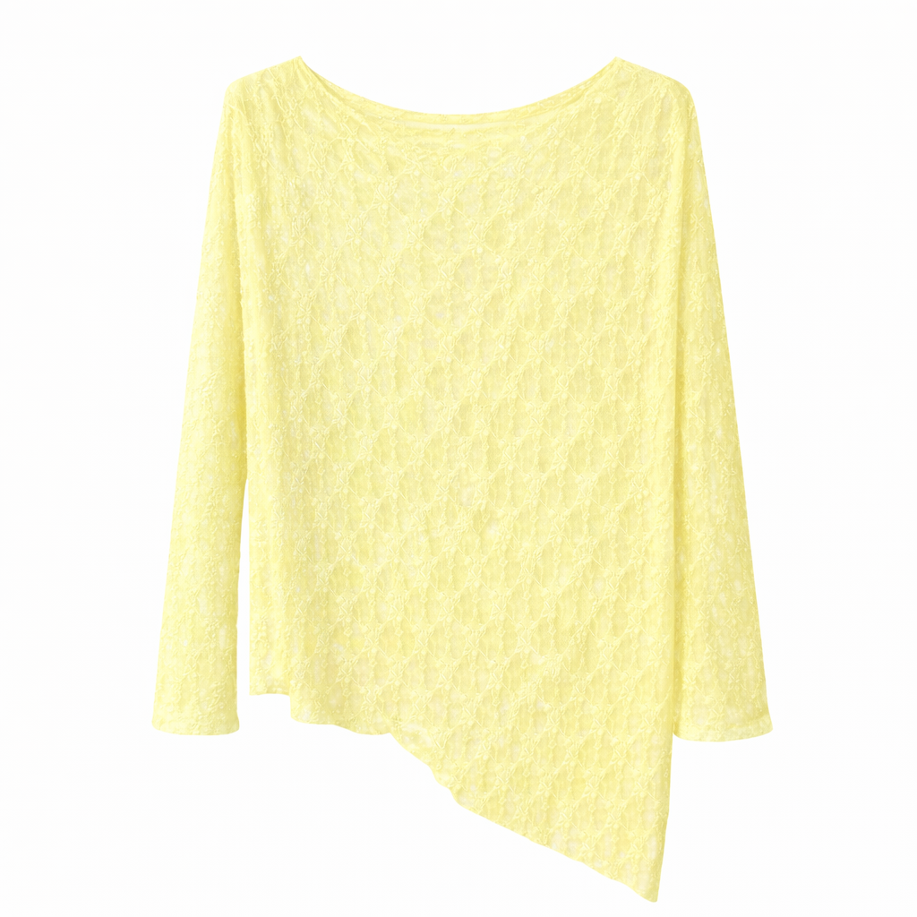 Blusa Puntilla Asimetrica