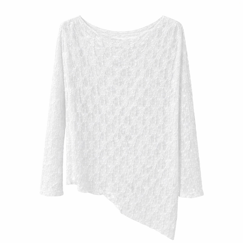 Blusa Puntilla Asimetrica