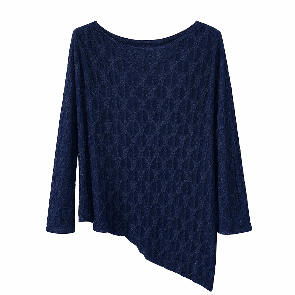 Blusa Puntilla Asimetrica