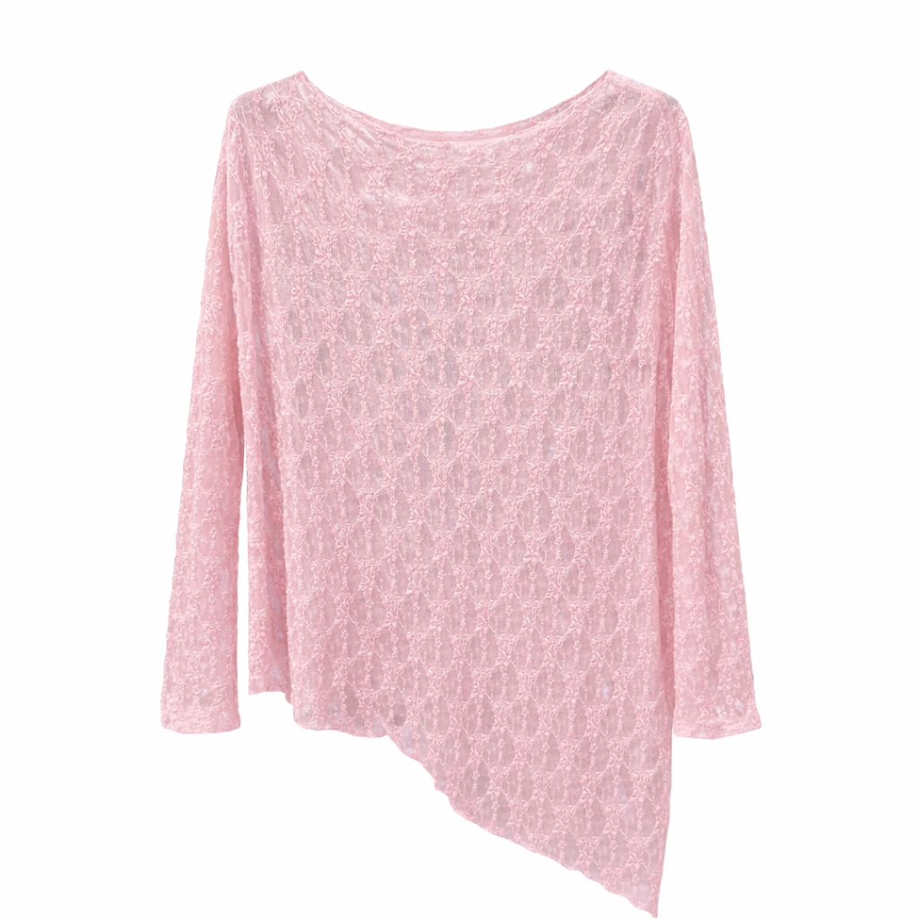 Blusa Puntilla Asimetrica