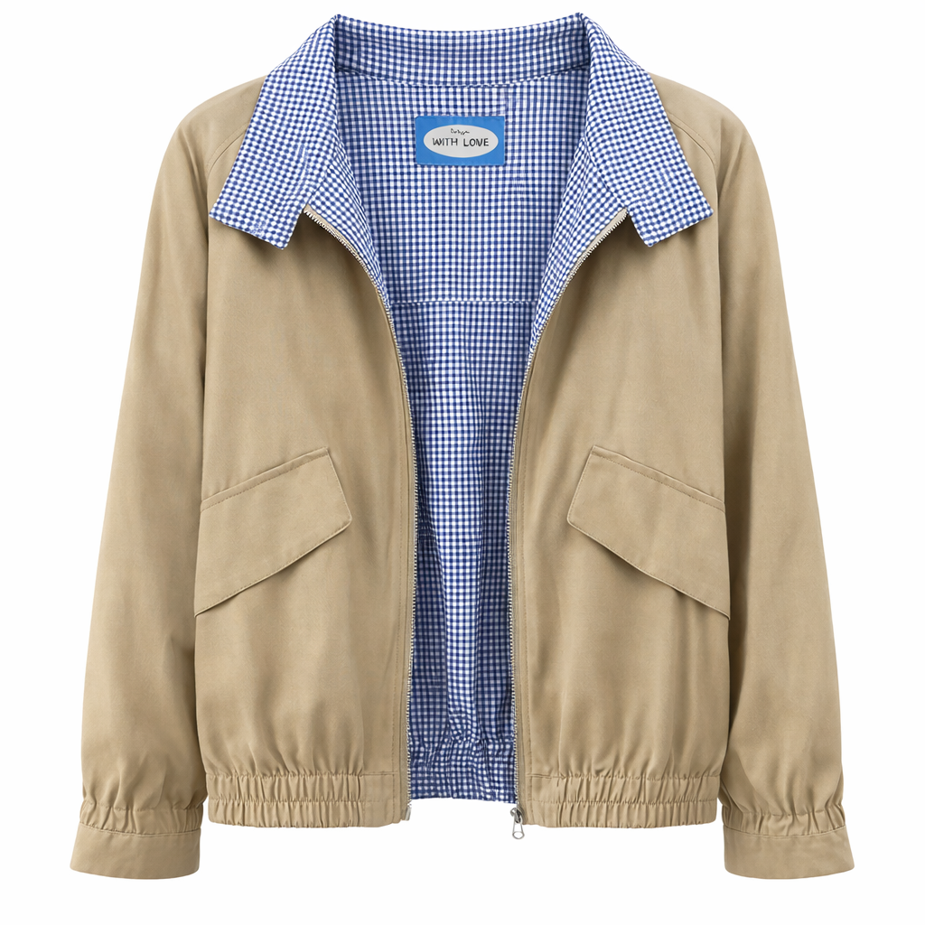 Chaqueta Reversible Cuadros