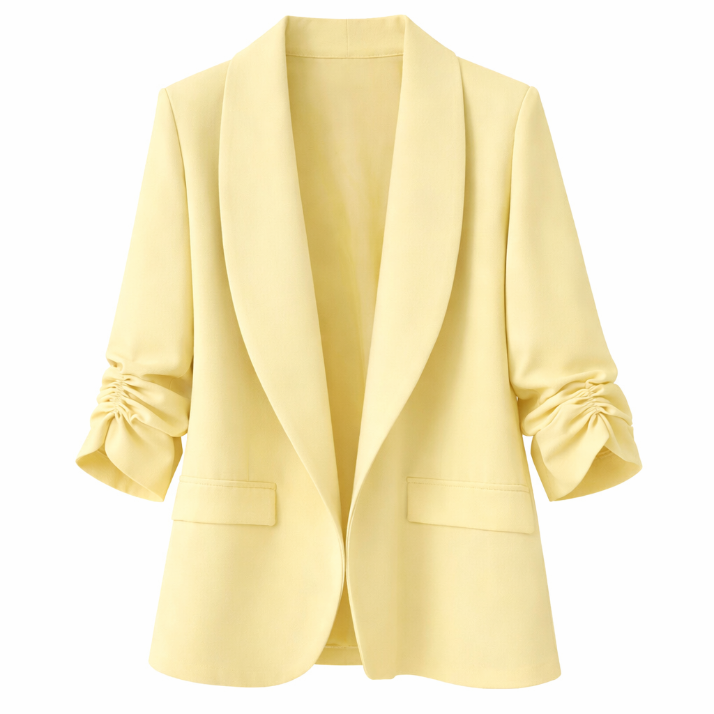 Americana Manga Pinza Forrada