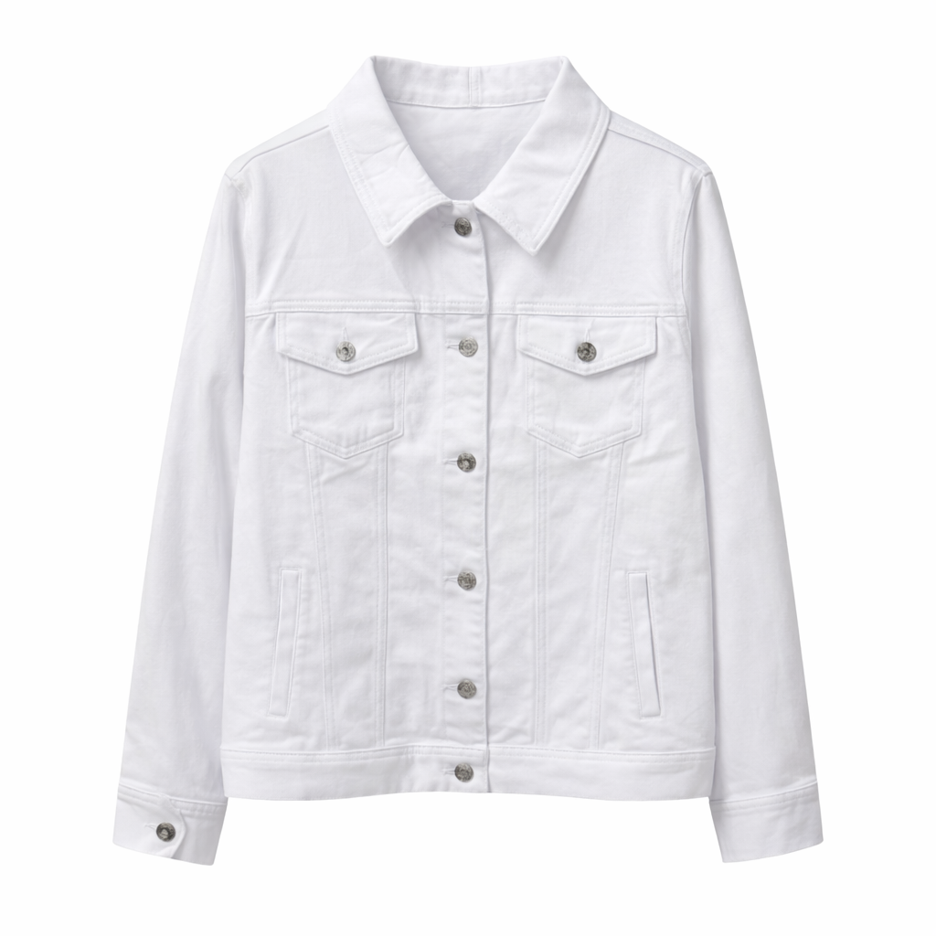 Cazadora Tejana Blanca