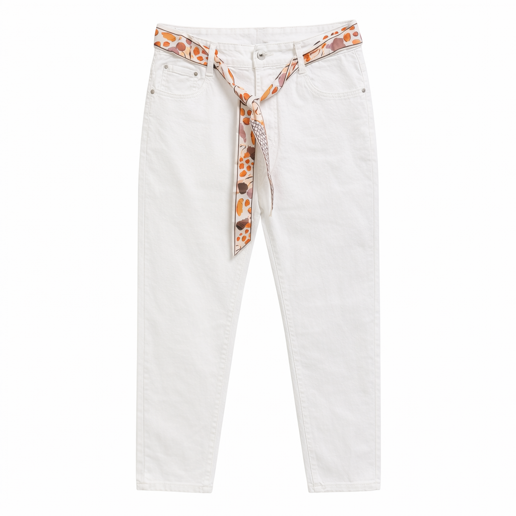 Pantalón Tejano Blanco