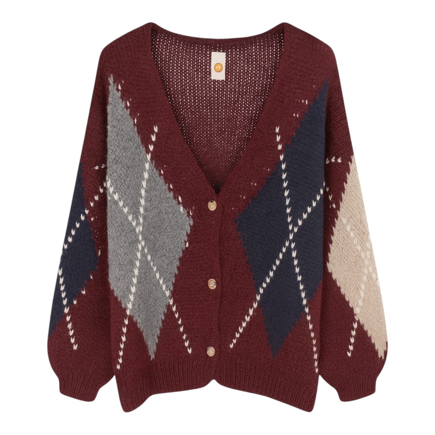 Chaqueta Punto Rombos