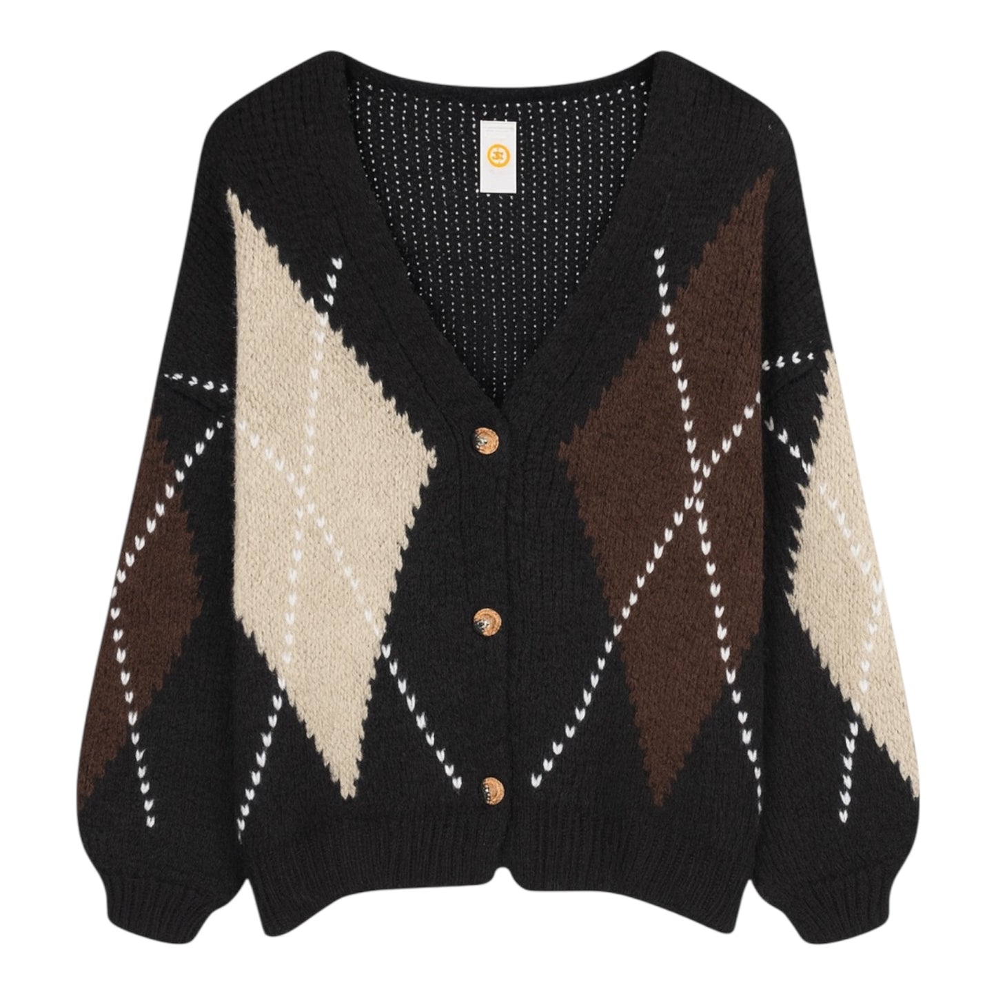 Chaqueta Punto Rombos