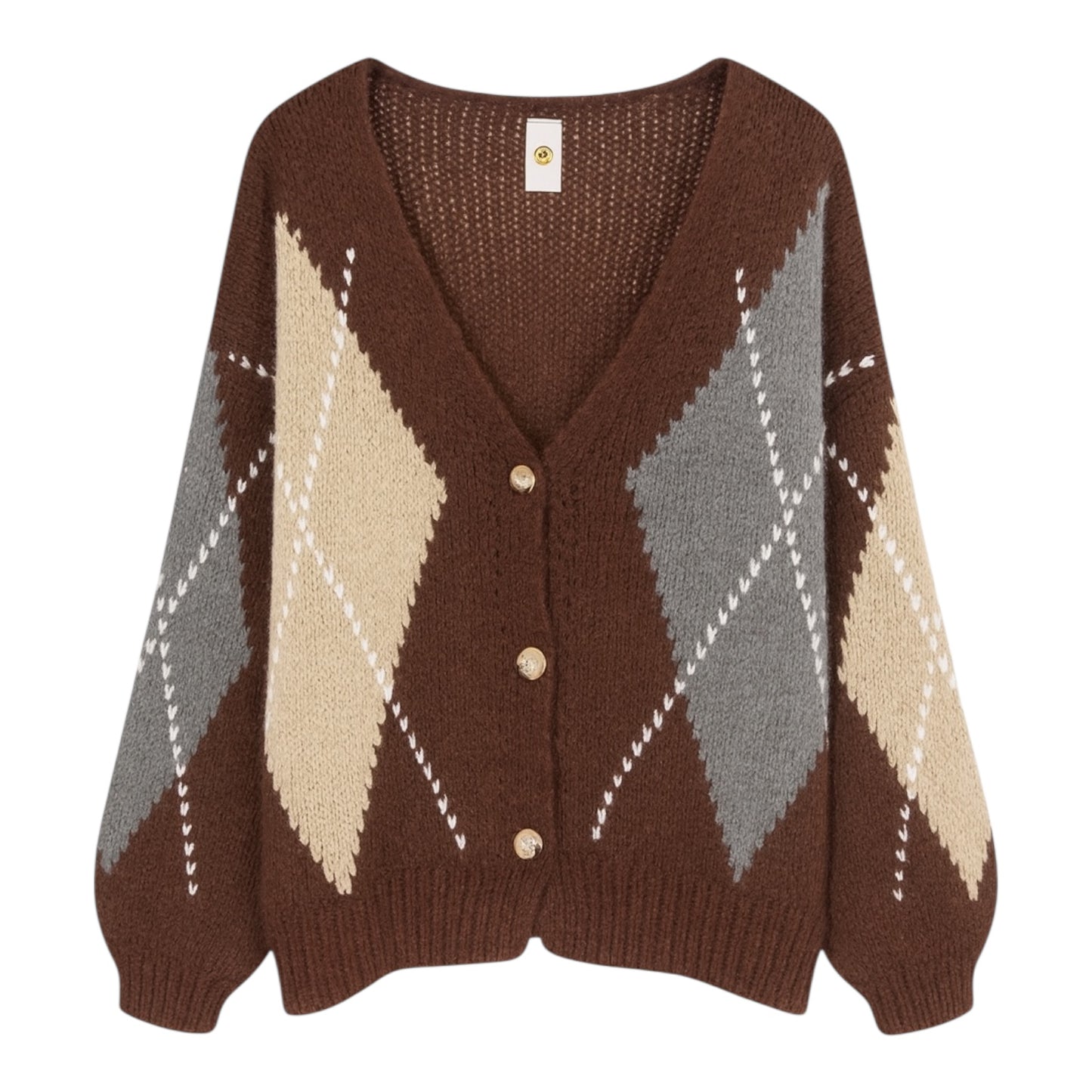 Chaqueta Punto Rombos