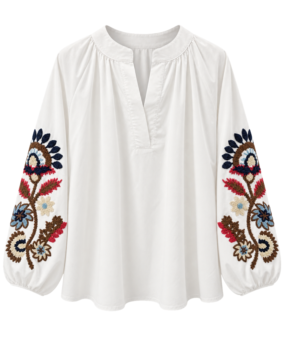 Blusa Bordada Floral
