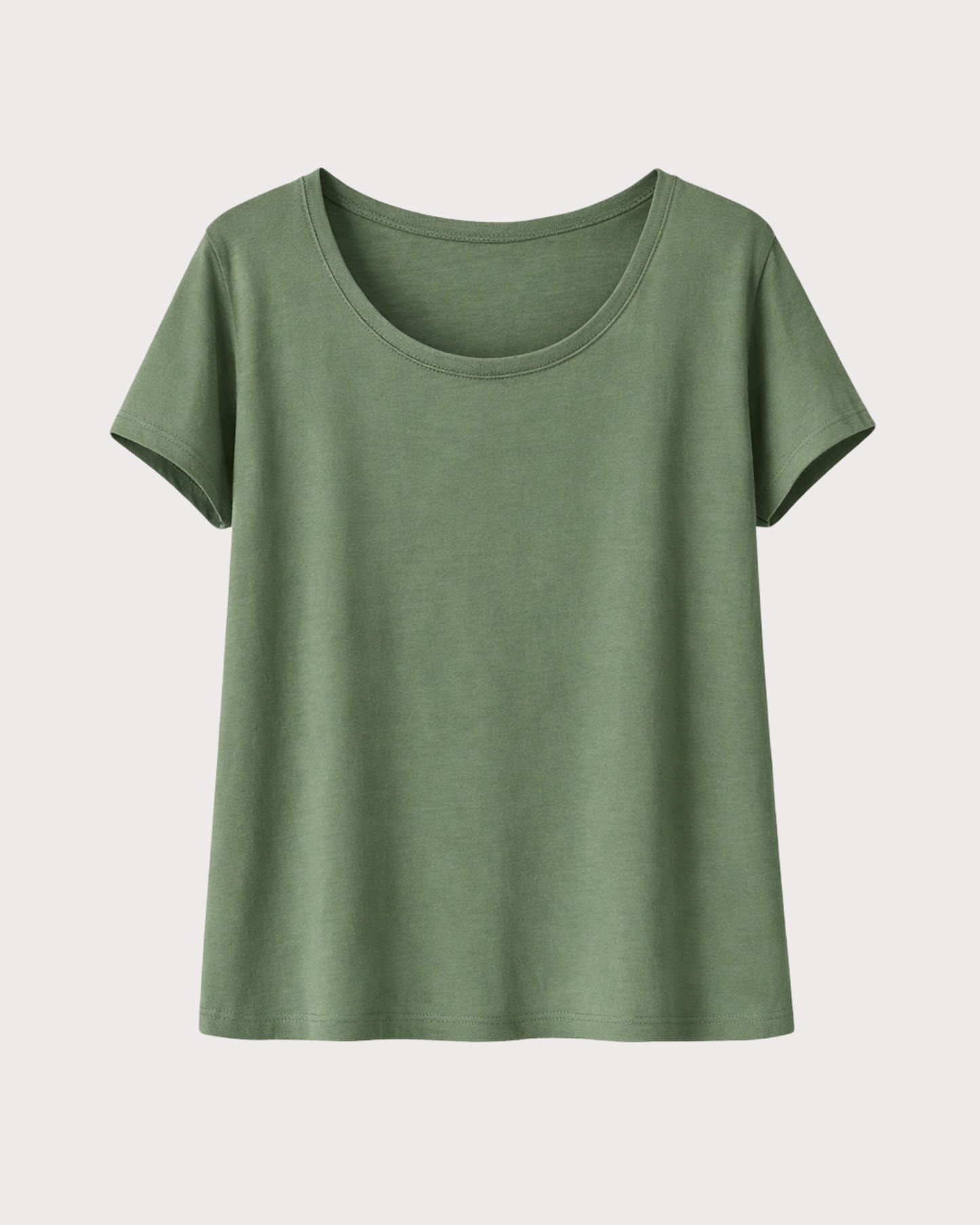 Camiseta Básica Recta Manga Corta