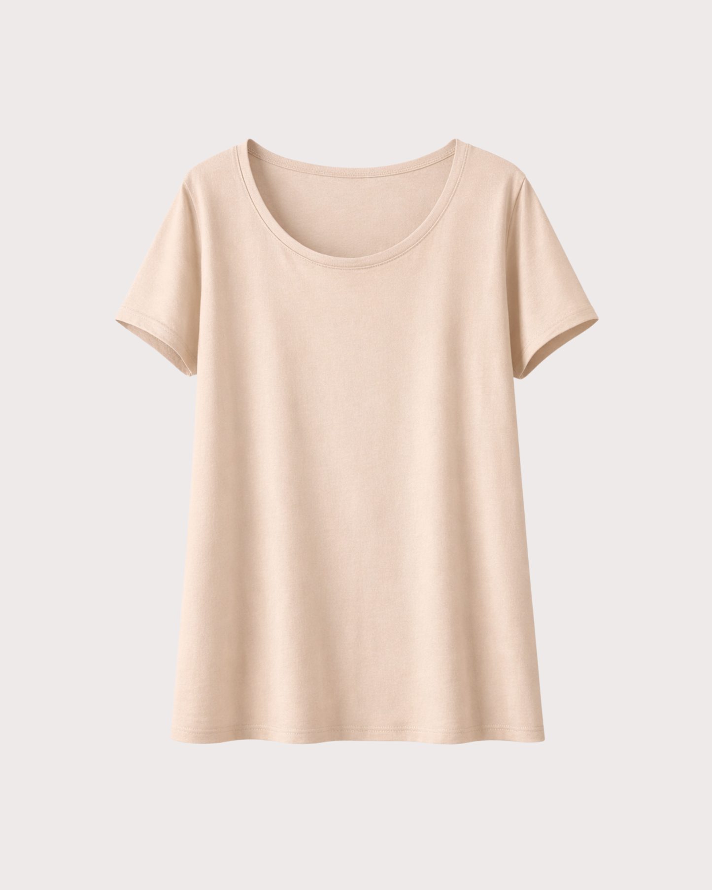 Camiseta Básica Recta Manga Corta