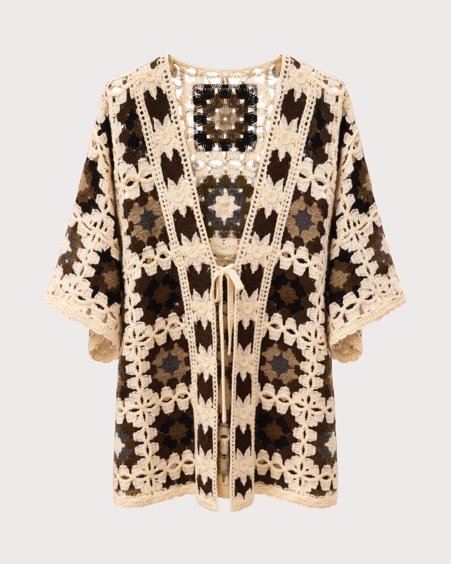 Cárdigan Croché Vintage