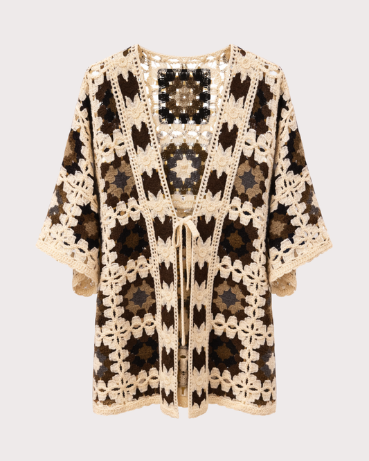 Cárdigan Croché Vintage