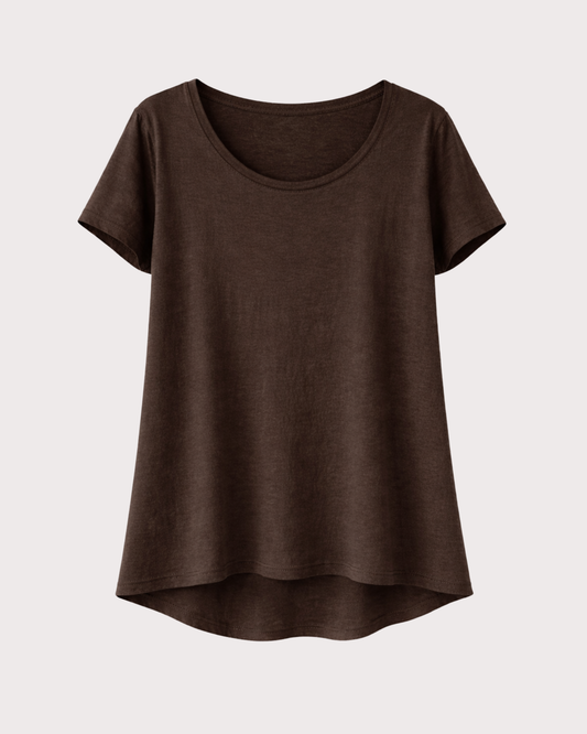 Camiseta Básica Larga Manga Corta