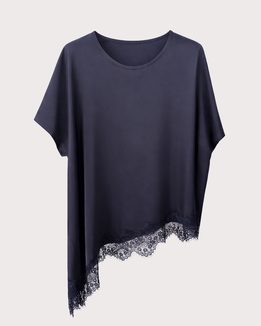 Camiseta Satén Puntilla