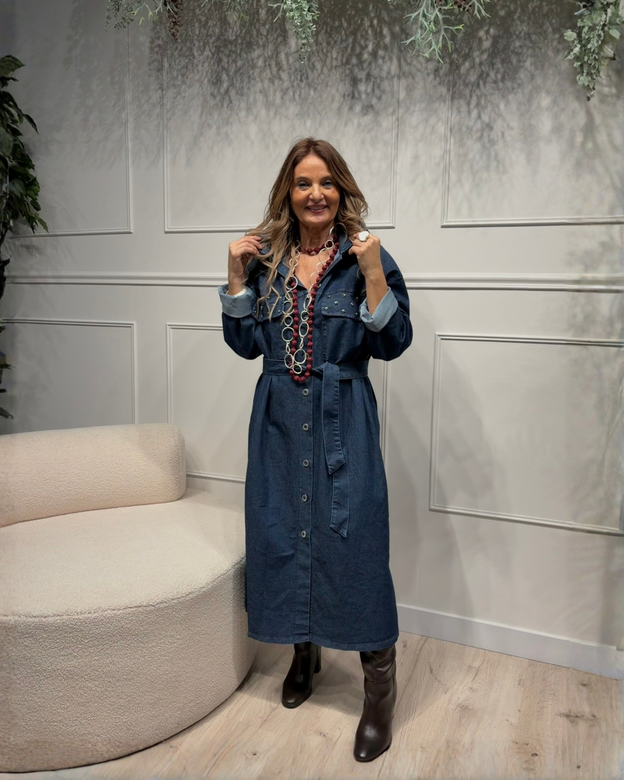 Conjunto Vestido Denim