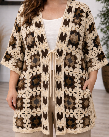 Cárdigan Croché Vintage