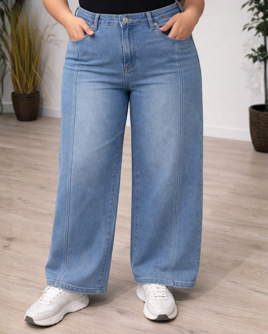 Pantalón Tejano Ancho Laly