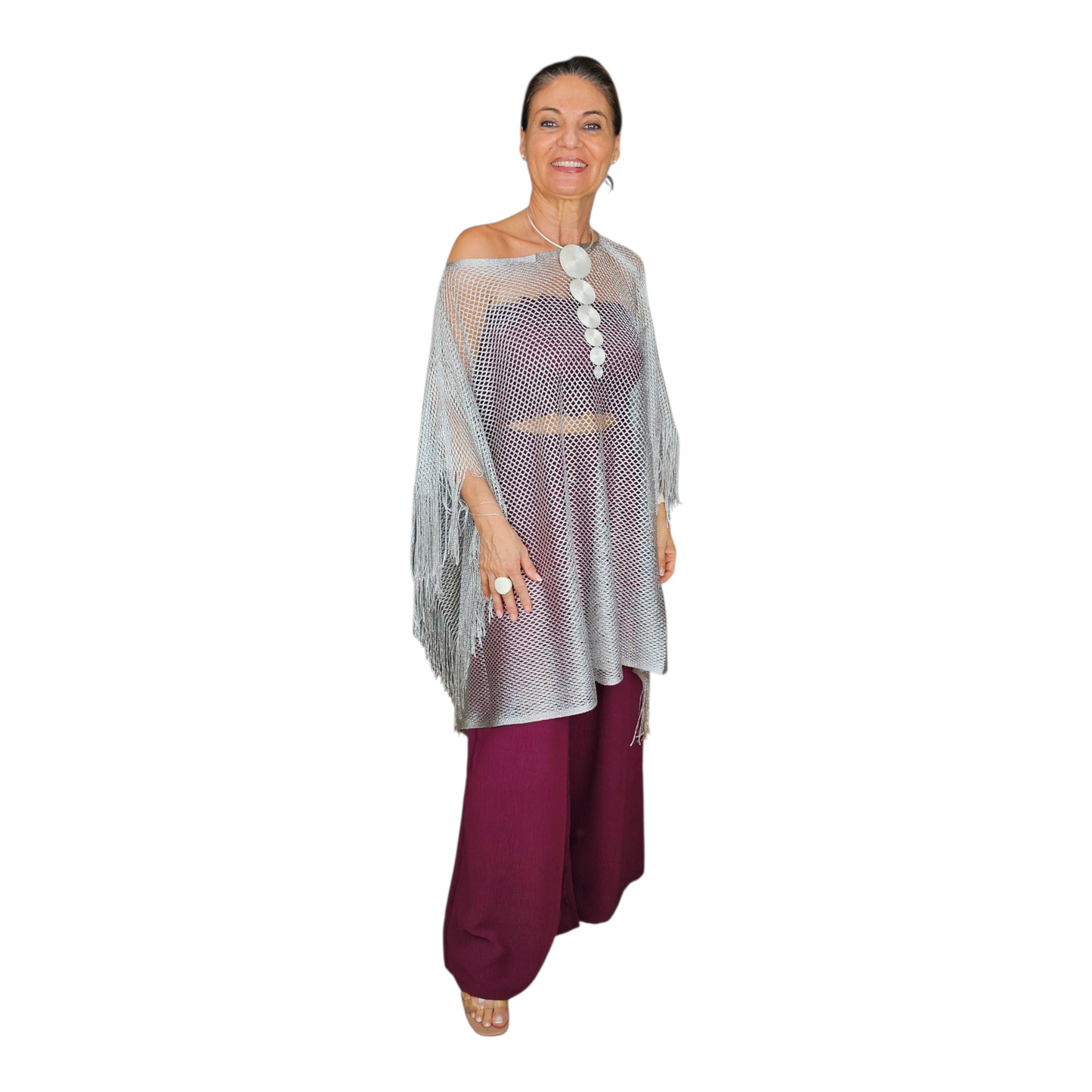 Poncho rejilla