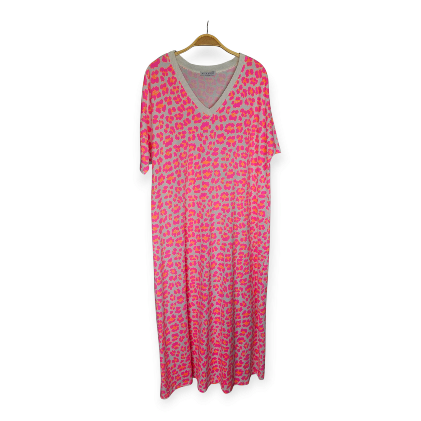 Vestido animal Print pinky
