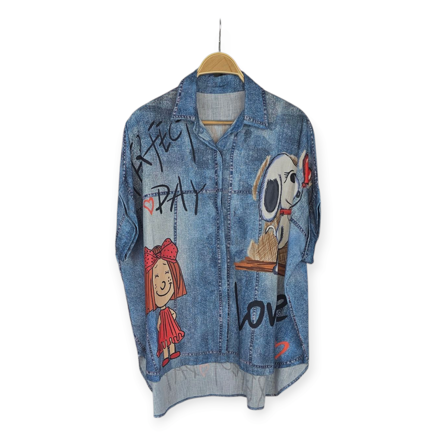 Camisa Snoopy & Mickey