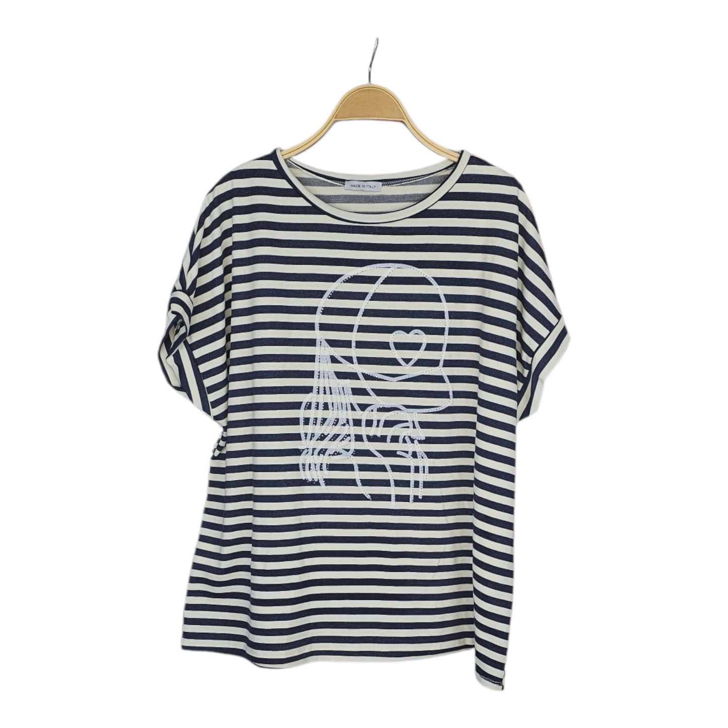 Camiseta rayada Girl