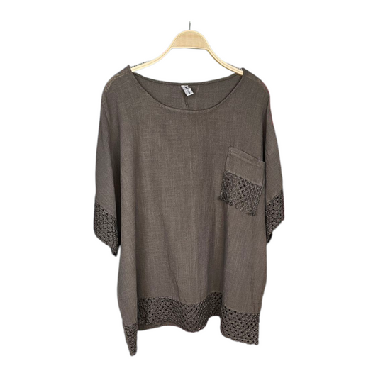 Camiseta Lino Bolsillo